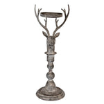 Karácsonyi gyertyatartó 42 cm – szürke