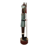 Nagyméretű karácsonyi diótörő figura 203 cm – zöld