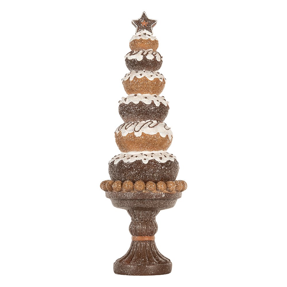 Karácsonyfa 33 cm – barna