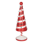 Karácsonyfa 36 cm – piros, fehér