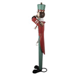 Nagyméretű karácsonyi diótörő figura 163 cm – zöld