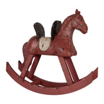 Karácsonyi hintaló figura 33 cm – rózsaszín