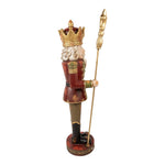 Nagyméretű karácsonyi diótörő figura 135 cm – piros