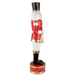 Nagyméretű karácsonyi diótörő figura 82 cm – piros, fehér