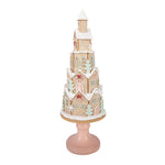Karácsonyi mézeskalács házikó 40 cm – barna