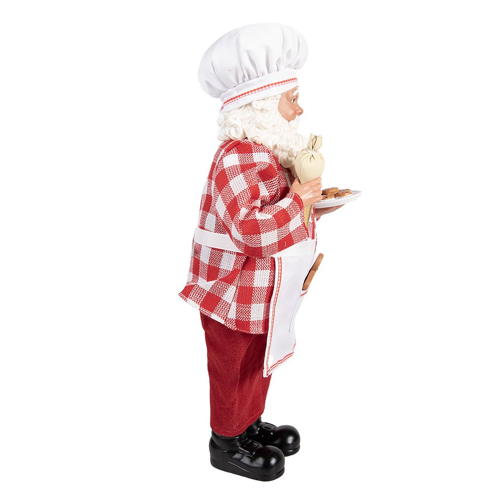 Karácsonyi télapó figura 45 cm – piros