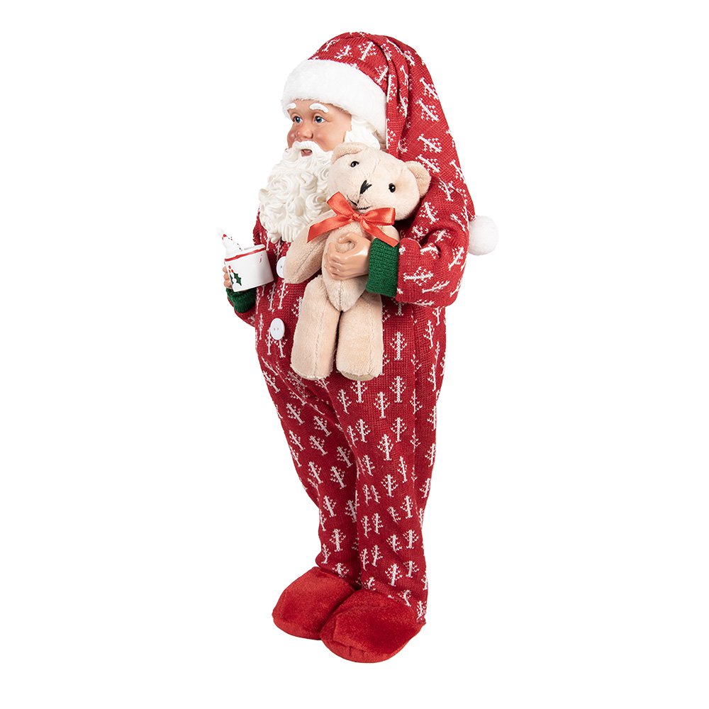 Karácsonyi télapó figura 45 cm – piros