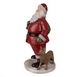 Karácsonyi télapó figura 26 cm – piros