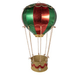 Nagyméretű karácsonyi hőlégballon dekoráció 160 cm – piros