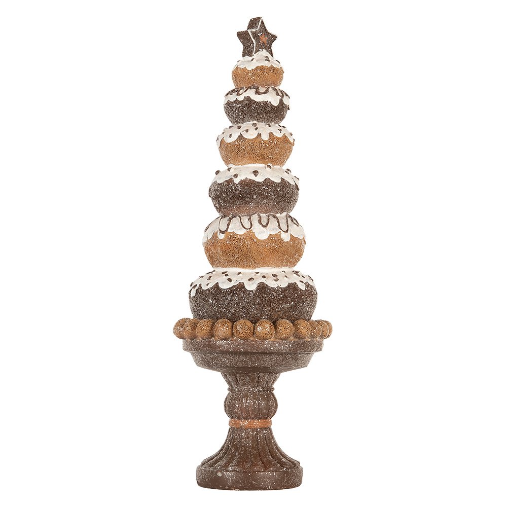 Karácsonyfa 33 cm – barna