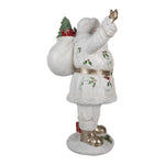 Karácsonyi télapó figura 43 cm – fehér