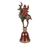 Nagyméretű karácsonyi télapó figura 63 cm – barna