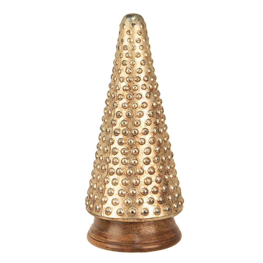Karácsonyfa 31 cm – arany