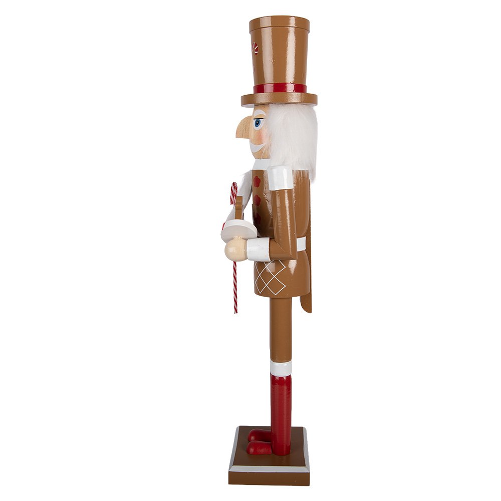 Karácsonyi diótörő figura – barna