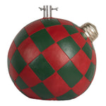 Karácsonyfa talp 43 cm – piros, zöld