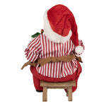 Karácsonyi télapó figura 28 cm – piros