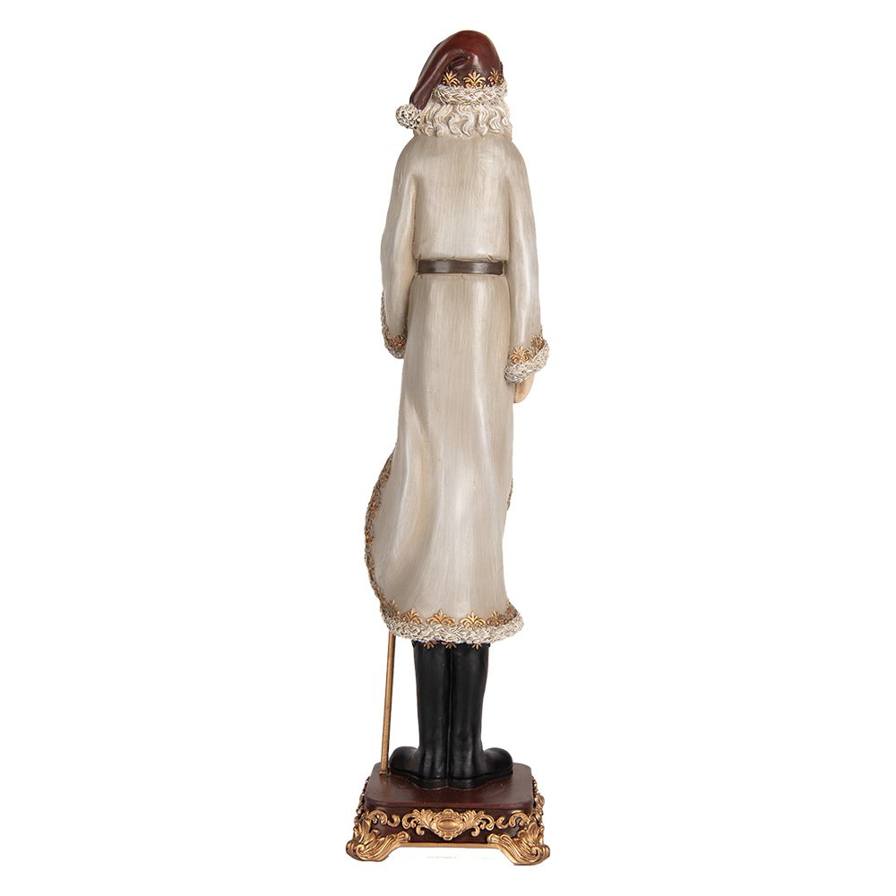 Karácsonyi télapó figura 42 cm – szürke