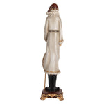 Karácsonyi télapó figura 42 cm – szürke