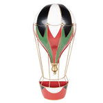 Nagyméretű karácsonyi hőlégballon dekoráció 62 cm – piros