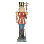 Nagyméretű karácsonyi diótörő figura 99 cm – kék