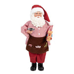Karácsonyi télapó figura 45 cm – piros
