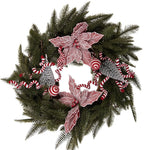 Karácsonyi koszorú 20 cm – zöld