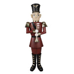 Nagyméretű karácsonyi katona figura 155 cm – piros, zöld