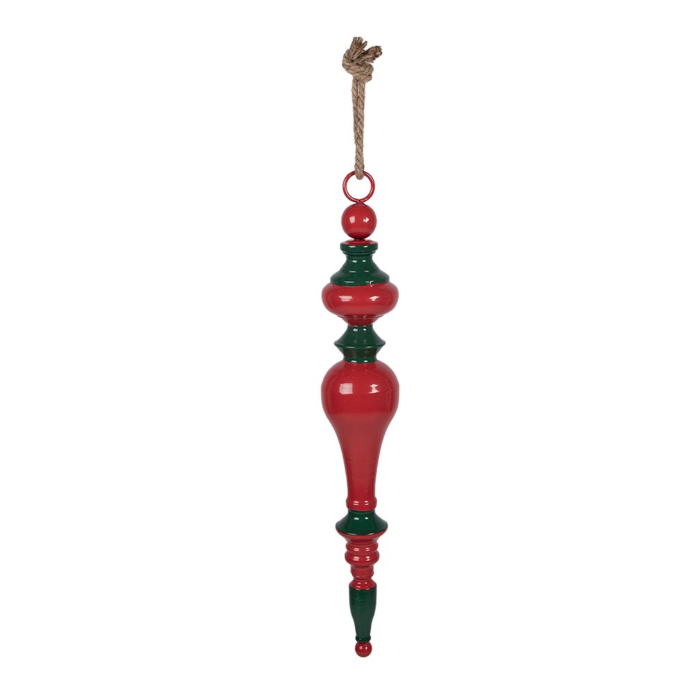 Nagyméretű karácsonyfa 57 cm – piros, zöld