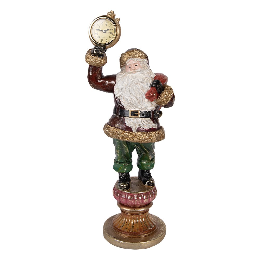 Karácsonyi télapó figura 39 cm – piros