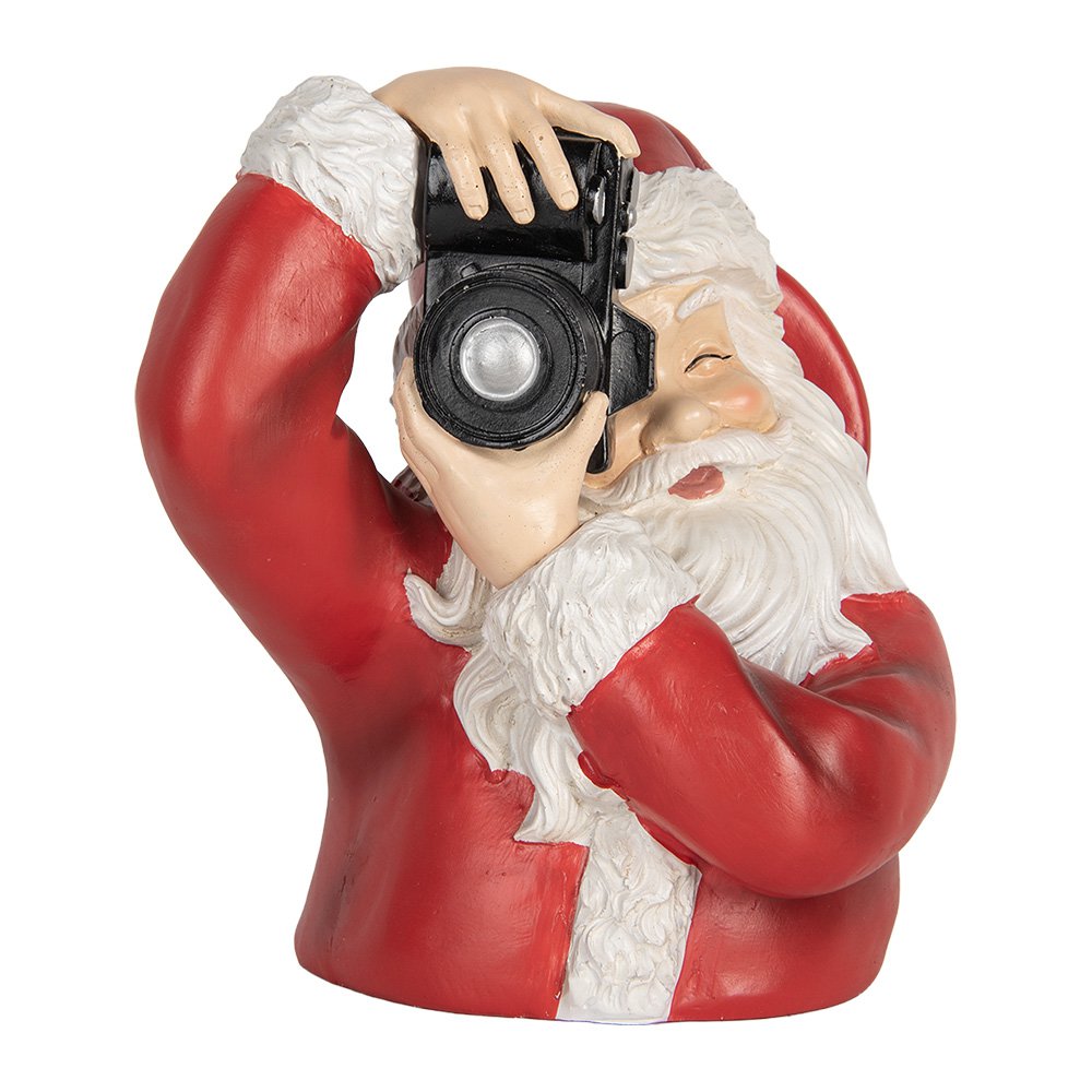 Karácsonyi télapó figura 22 cm – piros