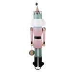 Nagyméretű karácsonyi diótörő figura 174 cm – rózsaszín
