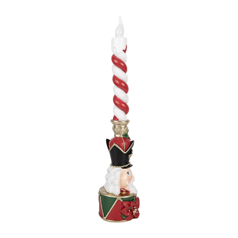 Karácsonyi gyertyatartó 45 cm – piros