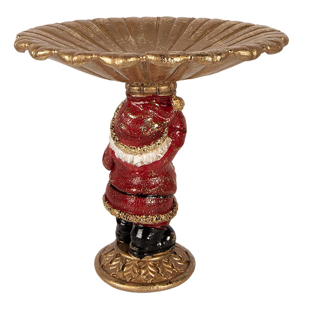 Karácsonyi télapó figura 24 cm – arany