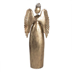 Nagyméretű karácsonyi angyal figura 100 cm – arany