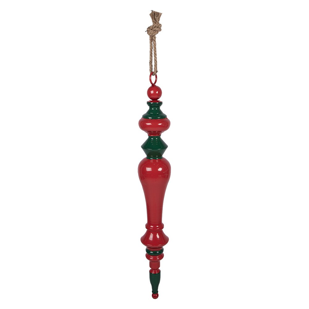 Nagyméretű karácsonyfa 65 cm – piros, zöld
