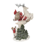 Karácsonyi télapó figura 33 cm – piros, fehér