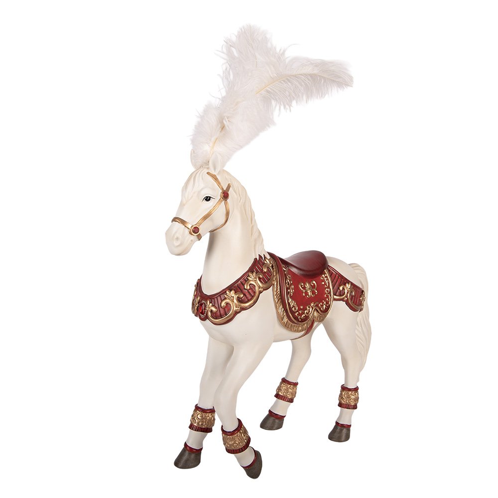 Nagyméretű karácsonyi figura 56 cm – fehér