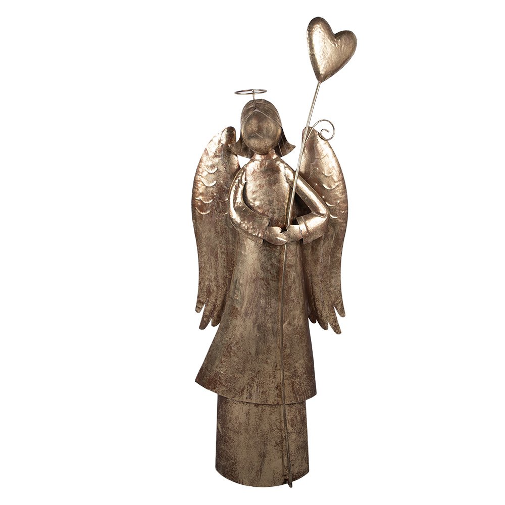 Nagyméretű karácsonyi angyal figura 136 cm – arany