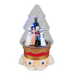 Karácsonyi diótörő figura LED világítással 24 cm – piros, zöld