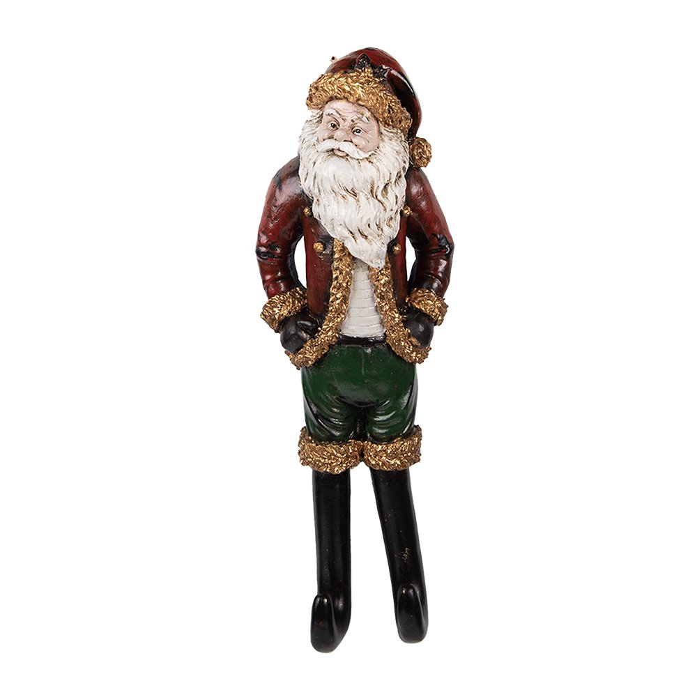 Karácsonyi télapó figura 39 cm – piros