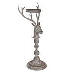 Karácsonyi gyertyatartó 42 cm – szürke