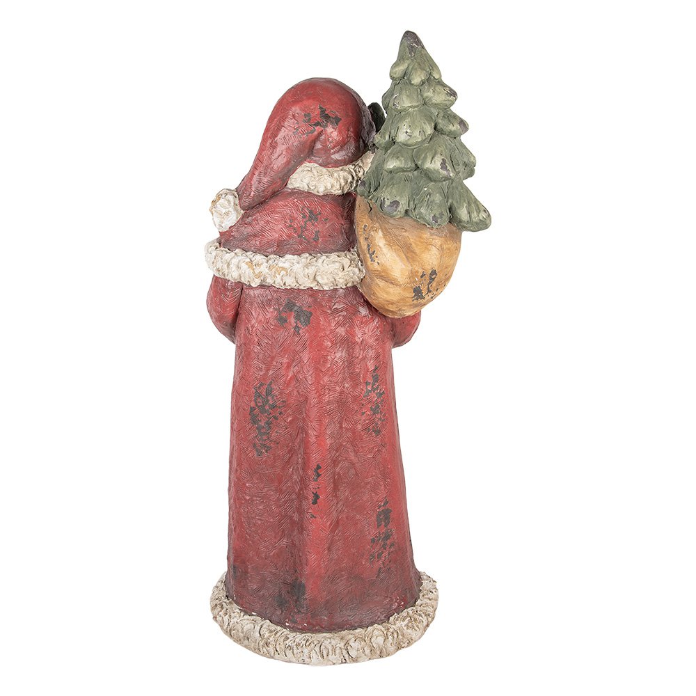 Nagyméretű karácsonyi télapó figura 83 cm – piros