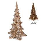 Karácsonyfa LED világítással 42 cm – barna