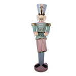 Nagyméretű karácsonyi diótörő figura 129 cm – zöld