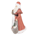 Karácsonyi télapó figura 31 cm – piros, fehér