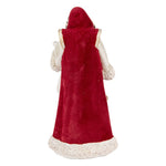Karácsonyi télapó figura 29 cm – piros, bézs