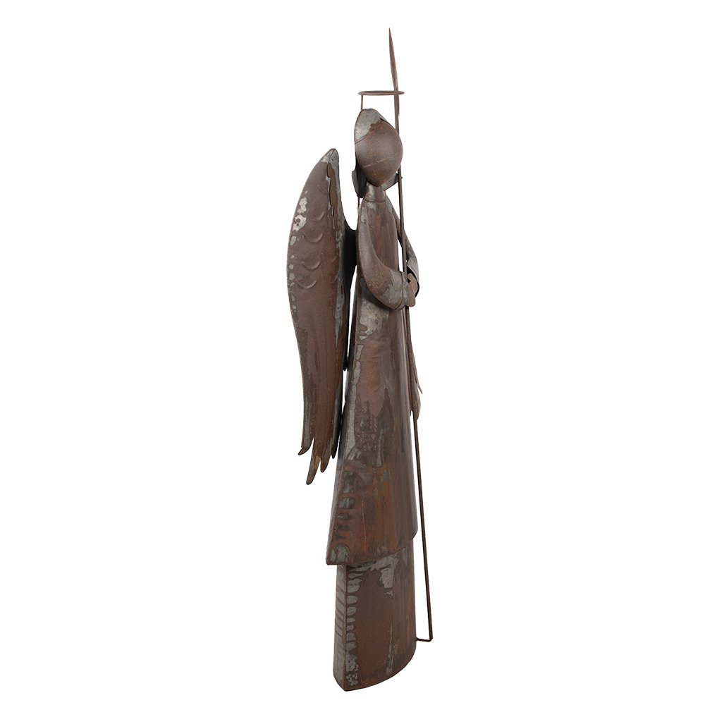 Nagyméretű karácsonyi angyal figura 133 cm – barna