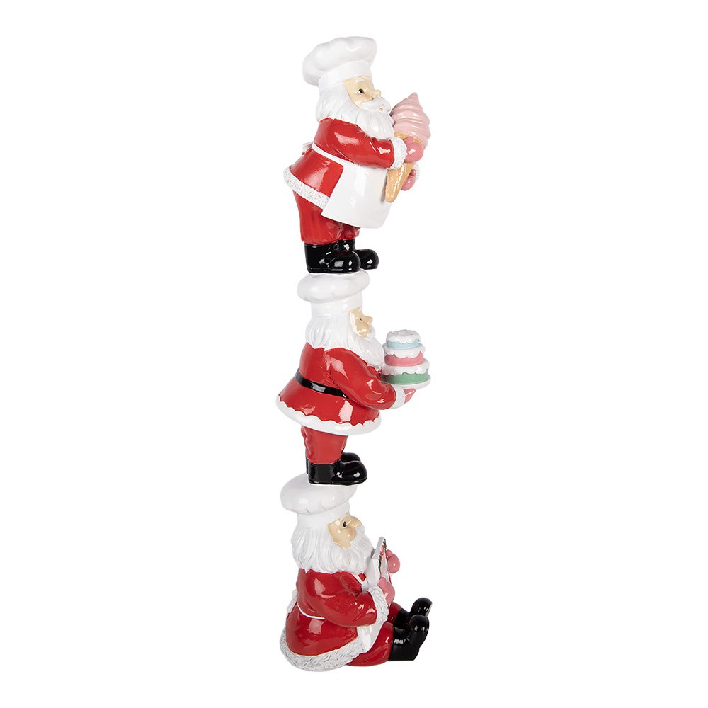 Nagyméretű karácsonyi télapó figura 52 cm – piros