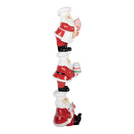 Nagyméretű karácsonyi télapó figura 52 cm – piros