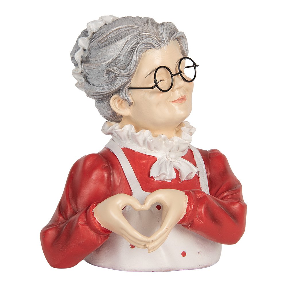 Karácsonyi figura 23 cm – bézs